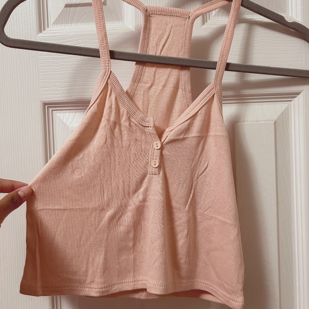 Blush Pink Crop Top